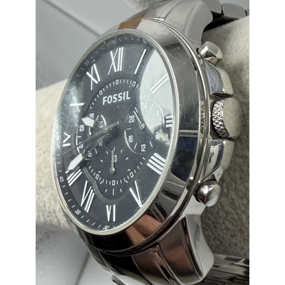 Fossil FS4736 Grant New Battery Mens Chronograph 44MM 7